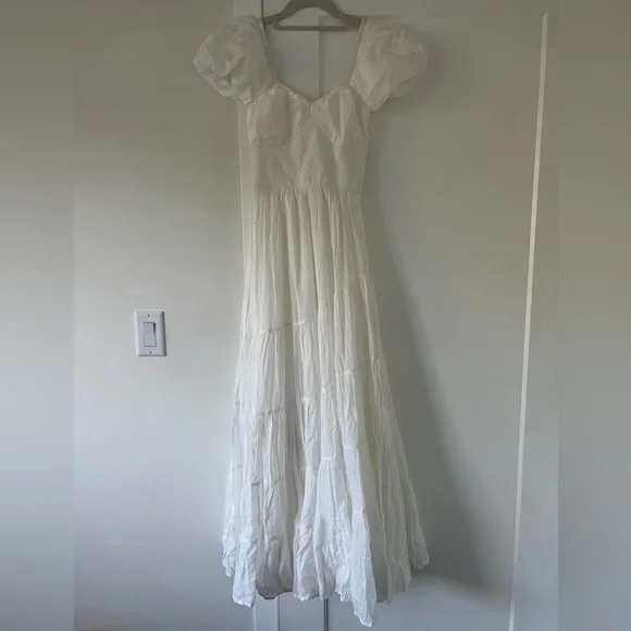 free people Sundrenched Short- Sleeve Maxi Dress - Picture 4 of 6